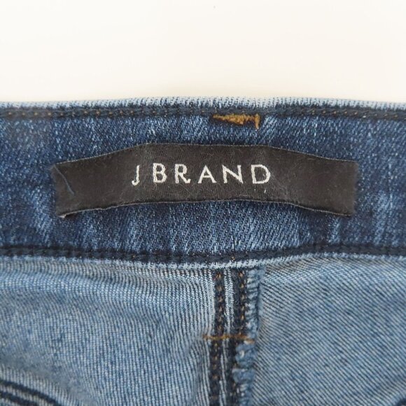 J Brand Womens 27 Raw Hem Blue Denim Jeans Cotton Blend Style JB000355 Pockets - Picture 8 of 12